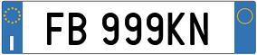 Truck License Plate